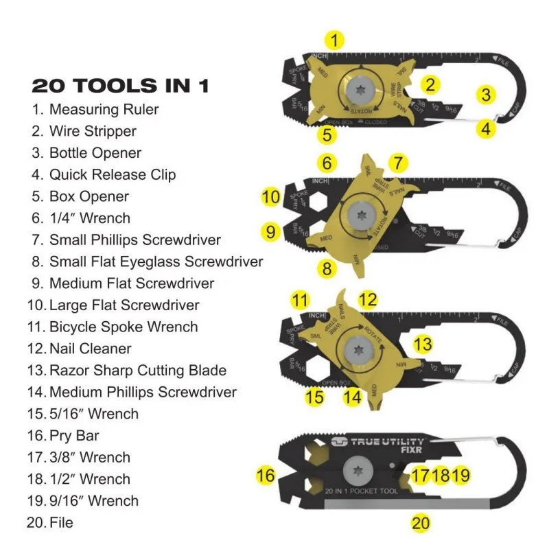 Multi Tool Keychain