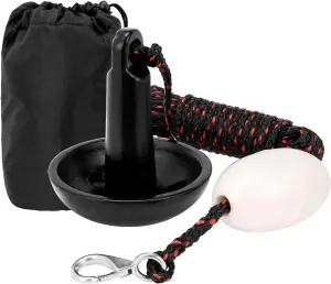 Mushroom Anchor Kit for Kayaks, Canoes, Paddle Boardswith Rope and Marker Buoy