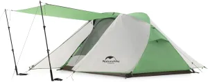 Naturehike Butterfly 2 Person Tent with Large Vestibules, Waterproof Double Layer Backpacking Tent, Two Person Tent for Camping, Cycling