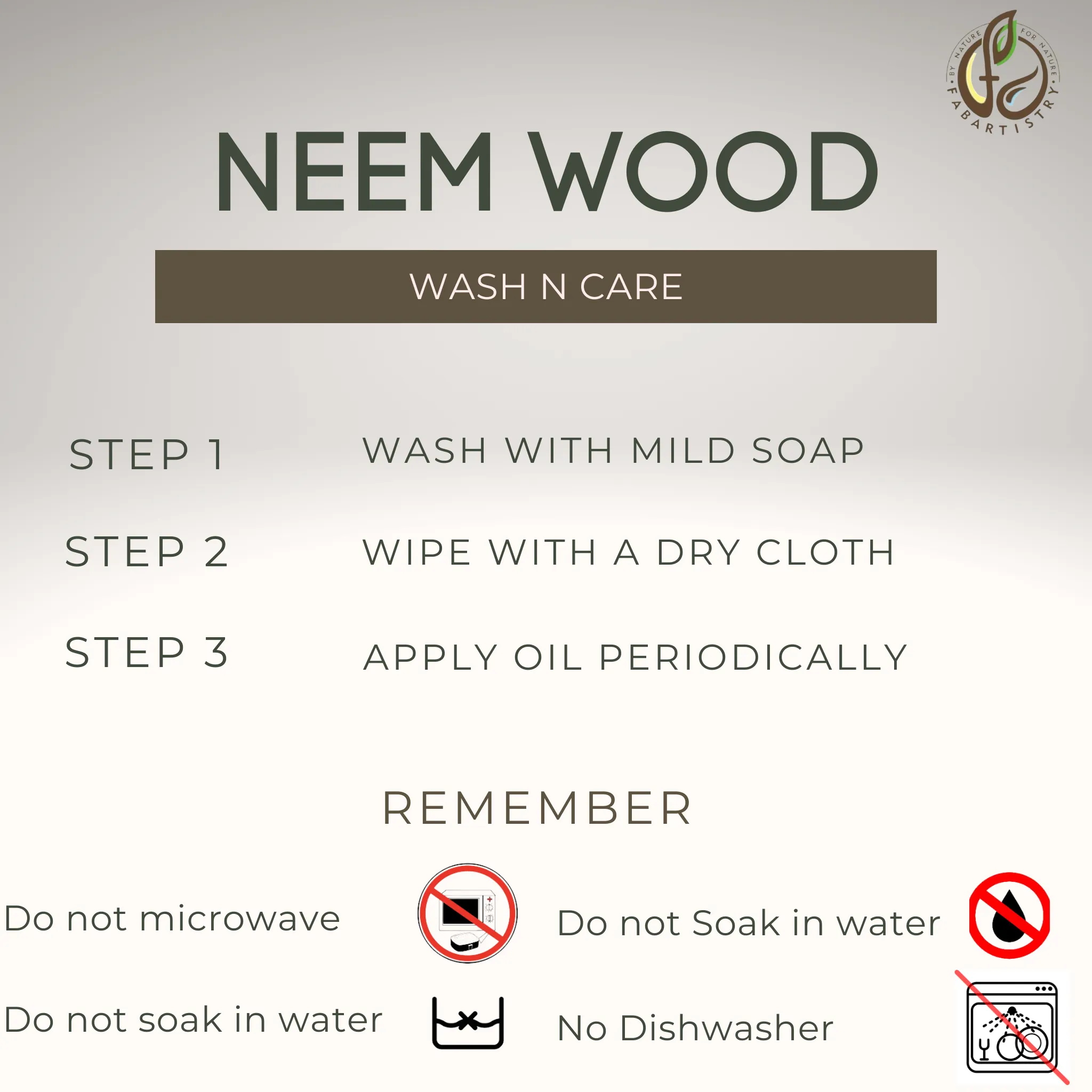 Neem Wood Scoop (Set of 4)