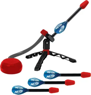 Nerf Kids Toy Rocket Launcher - Rip Rocket Jump Rockets   Launcher - Boys   Girls Toy Stomp Launcher   Missiles Set