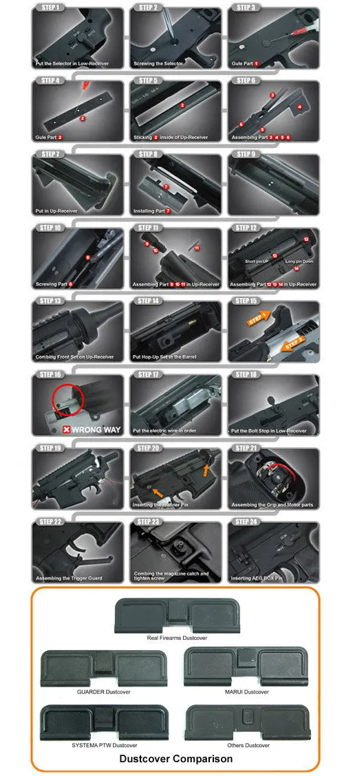 New Generation SR-16 M4 Metal Receiver