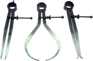 New Spring Caliper 10" / 250mm - 3 Piece Set Inside Outside Divider