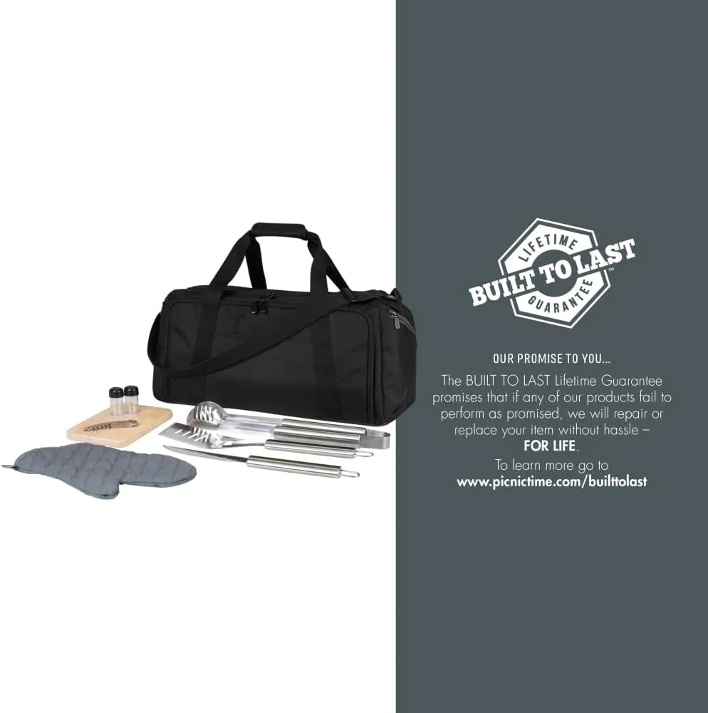 NFL BBQ Kit/Cooler Tote with Barbecue and Picnic Accessories