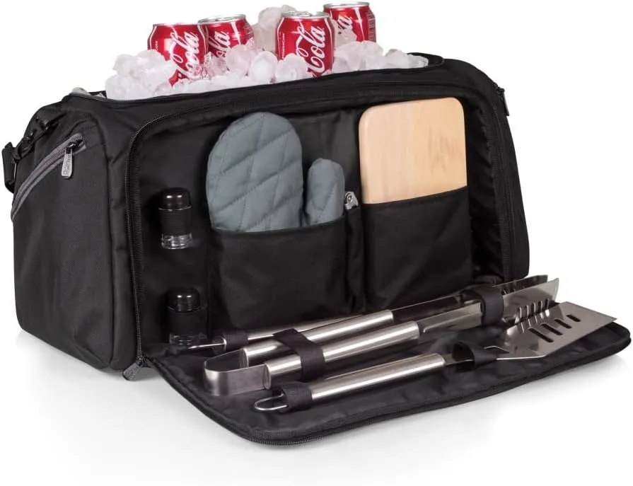 NFL BBQ Kit/Cooler Tote with Barbecue and Picnic Accessories