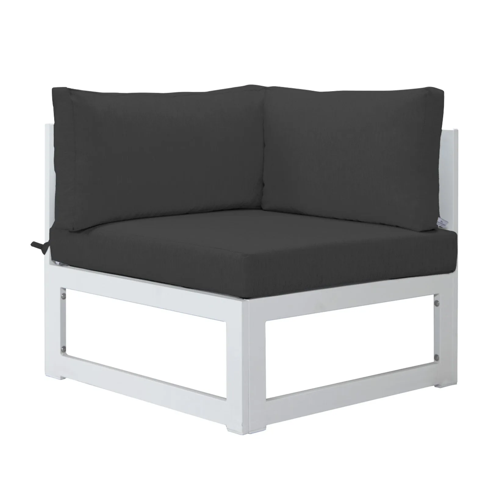 NICESOUL Patio Aluminum Chairs White