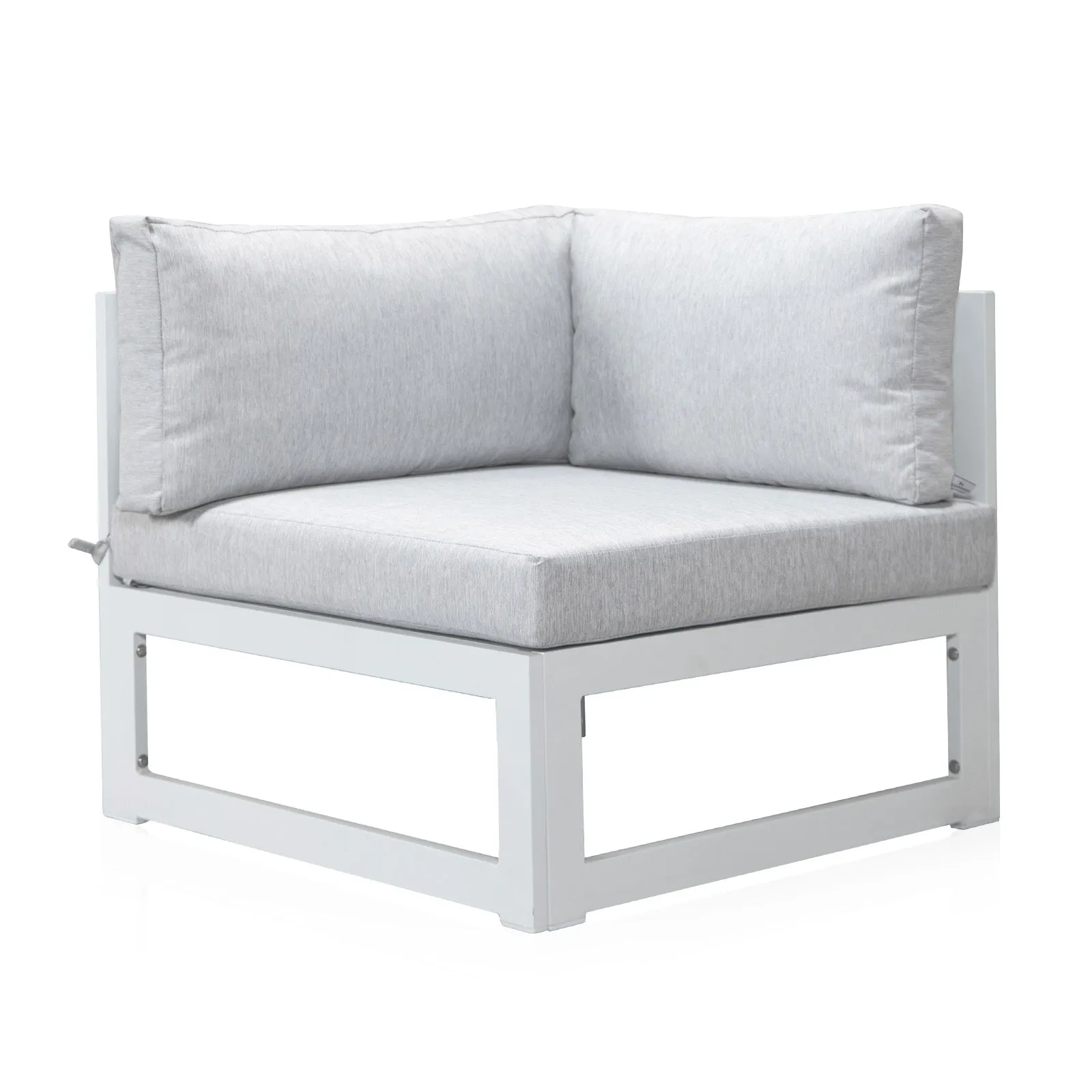 NICESOUL Patio Aluminum Chairs White