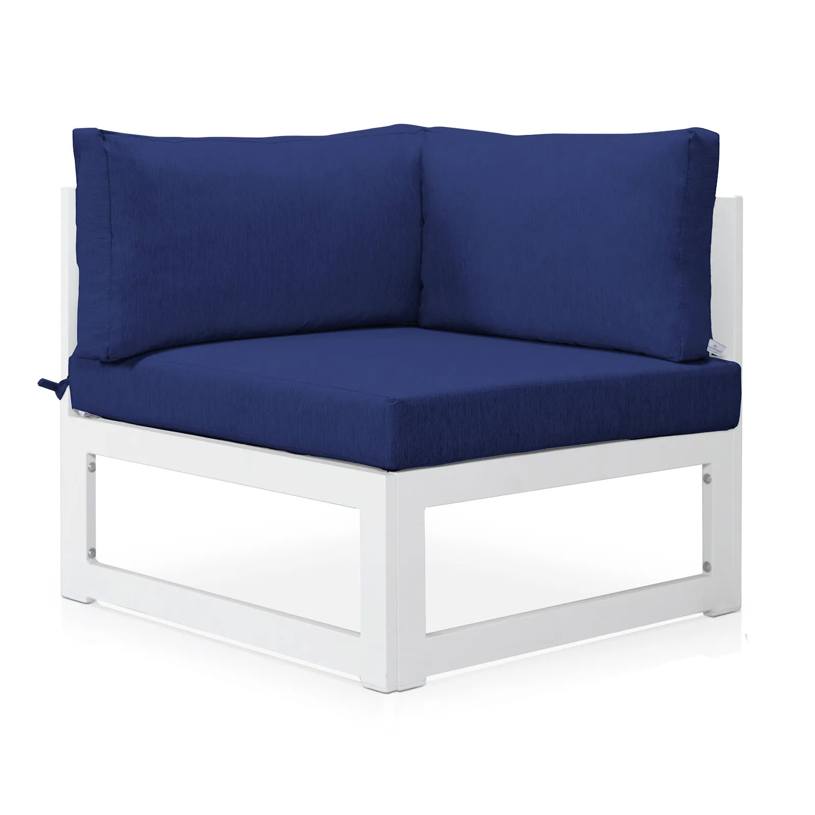 NICESOUL Patio Aluminum Chairs White