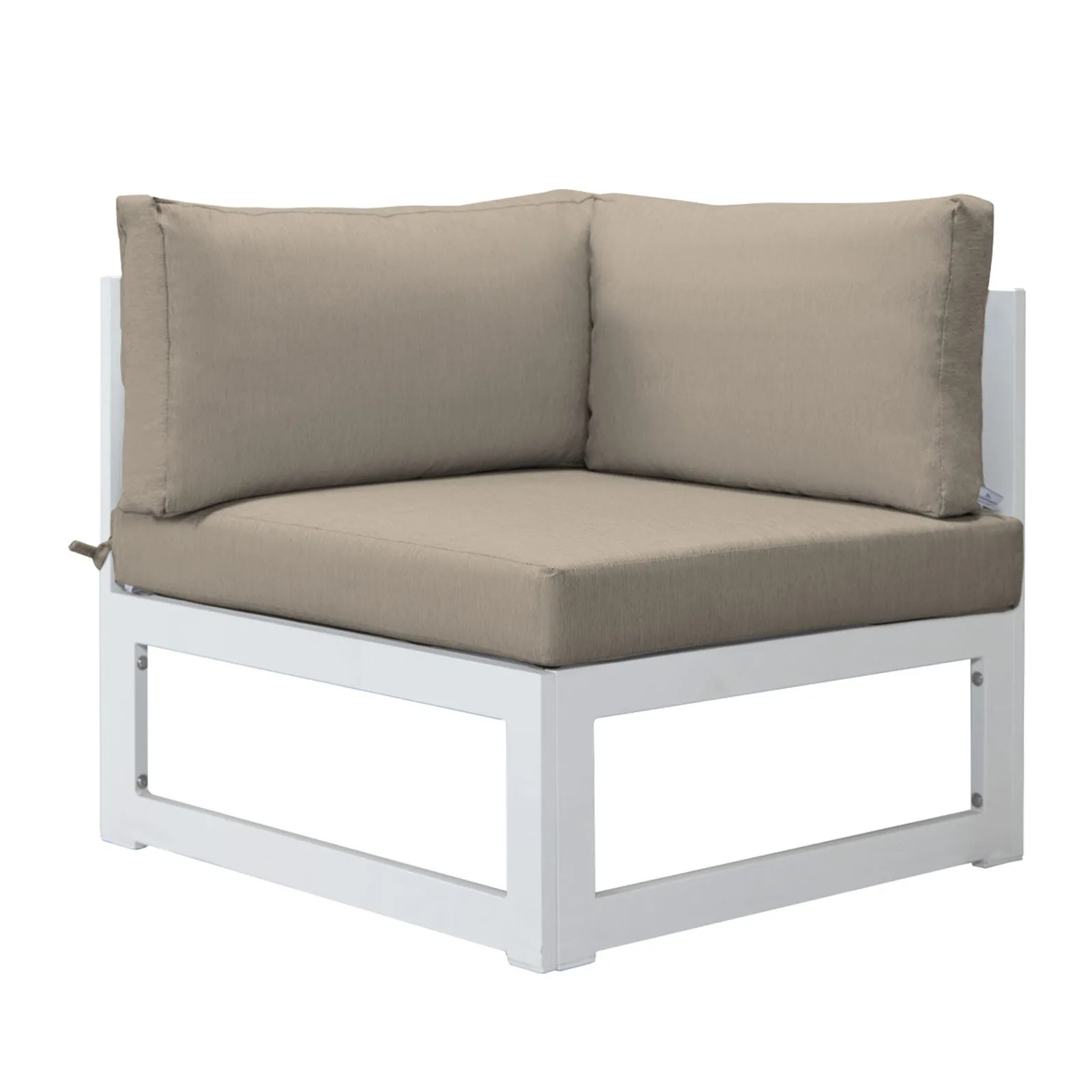 NICESOUL Patio Aluminum Chairs White
