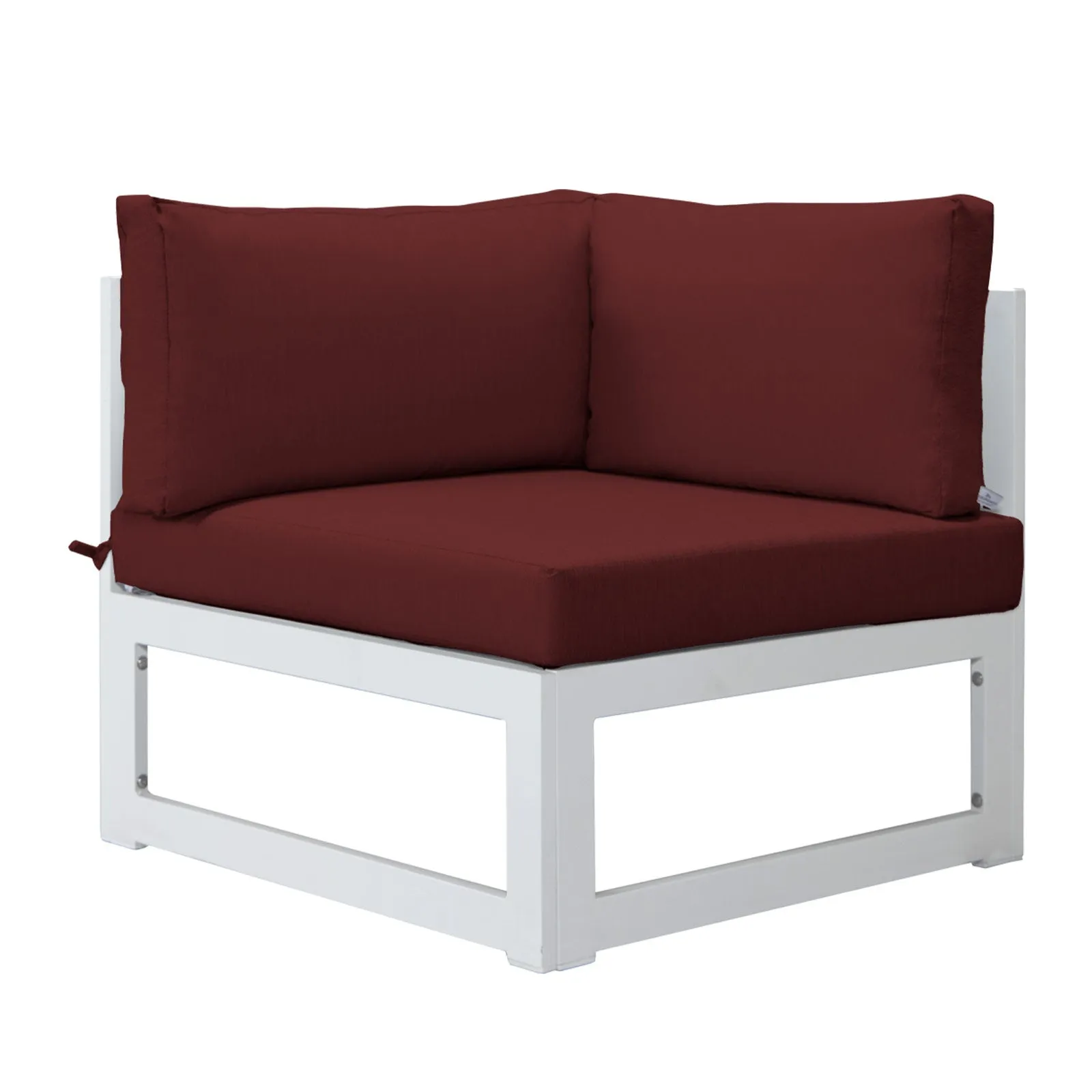 NICESOUL Patio Aluminum Chairs White