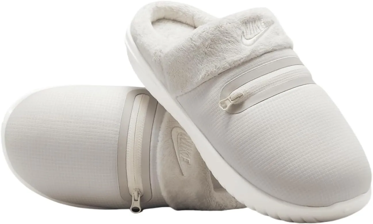 Nike Burrow Women's Slippers (DJ3131-002, Light Bone/Sail/Light Iron Ore/Coconut Milk) Size 12
