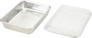 Nordic Ware 45339 Natural Aluminum Commercial 3-Piece Baker's Set, Quarter Sheet and Cake Pan
