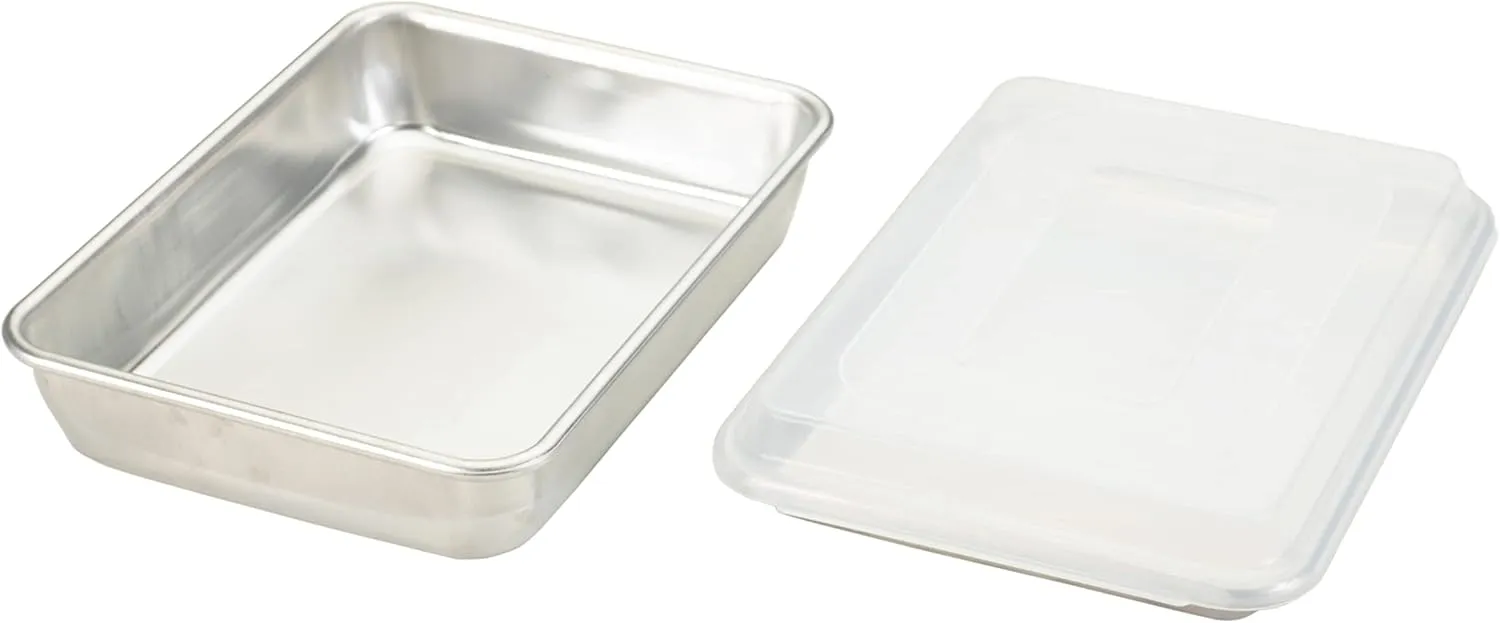 Nordic Ware 45339 Natural Aluminum Commercial 3-Piece Baker's Set, Quarter Sheet and Cake Pan