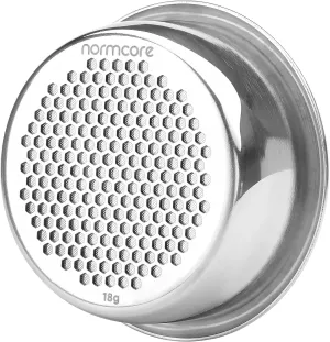 Normcore 54mm Double Layer Portafilter Basket, 18g Precision High Extraction Basket Compatible with 54mm Breville Sage Espresso machines, 304 Stainless Steel, 0.8mm Thickness, 18 Gram
