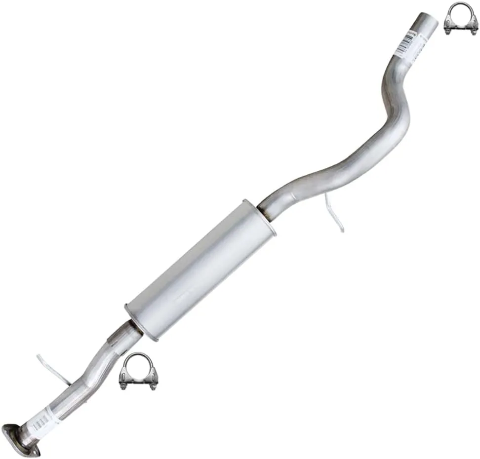 Northeastern Exhaust | Stainless Steel Exhaust Resonator Pipe Compatible for Hummer H3 2006 3.5L | H3 2007-2010 3.7L | Free Clamps Included | Automotive Replacement Part