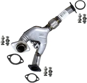 Northeastern Exhaust | Stainless Steel Exhaust Y Pipe with Flex Compatible with Mitsubishi Eclipse 2006-2012 | Galant 2005-2009 3.8L - Includes Gaskets and Bolts