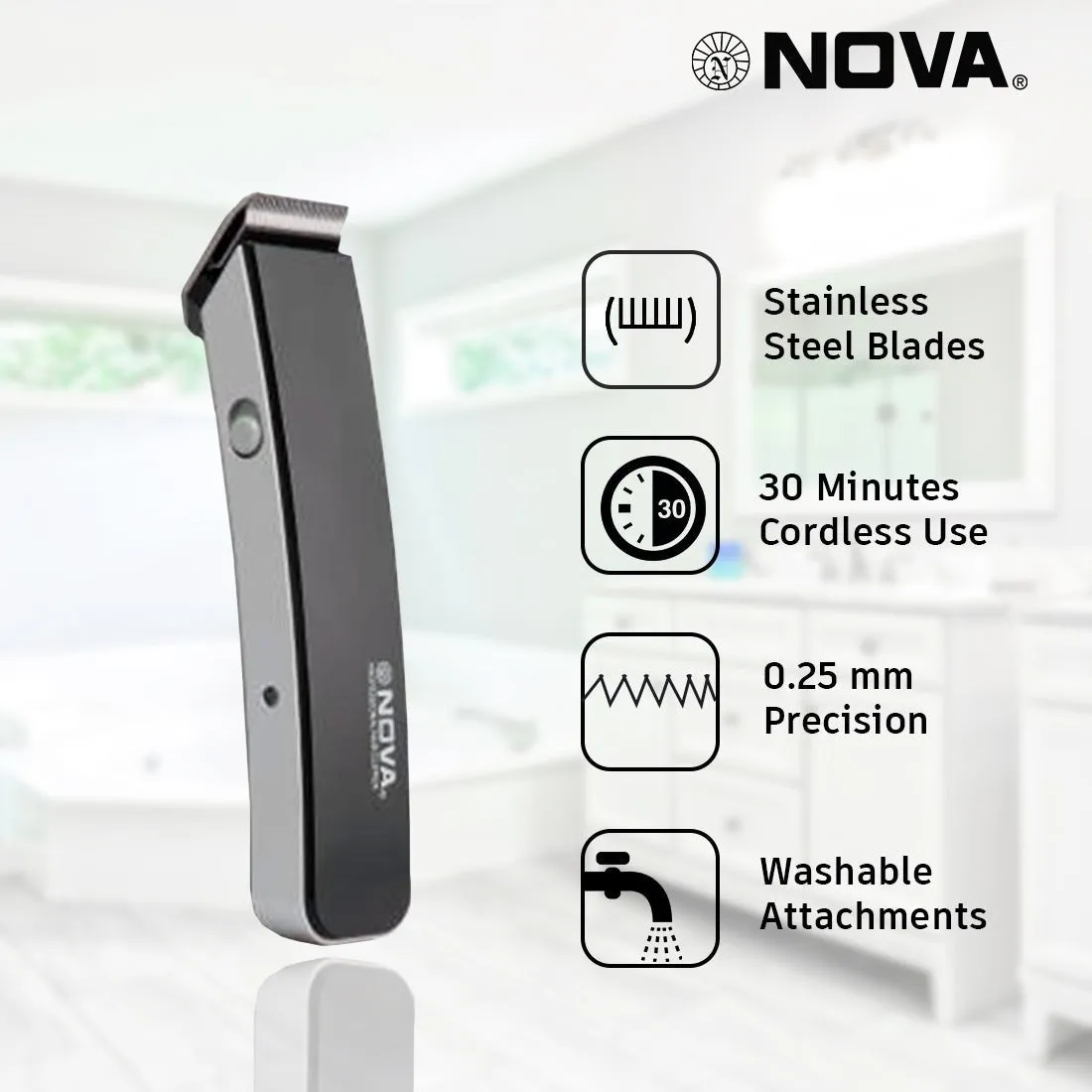 Nova NHP 8100   NHT 1045 BL Personal Care Appliance Combo