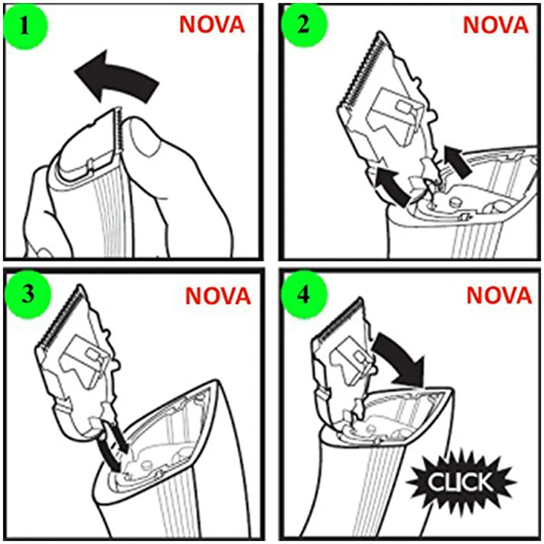 Nova NHP 8100   NHT 1045 BL Personal Care Appliance Combo