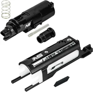 NS-NexxSpeed CNC Aluminum Blowback Unit Set Black Edition - Tokyo Marui Hi-CAPA 4.3/5.1 / Gold Match