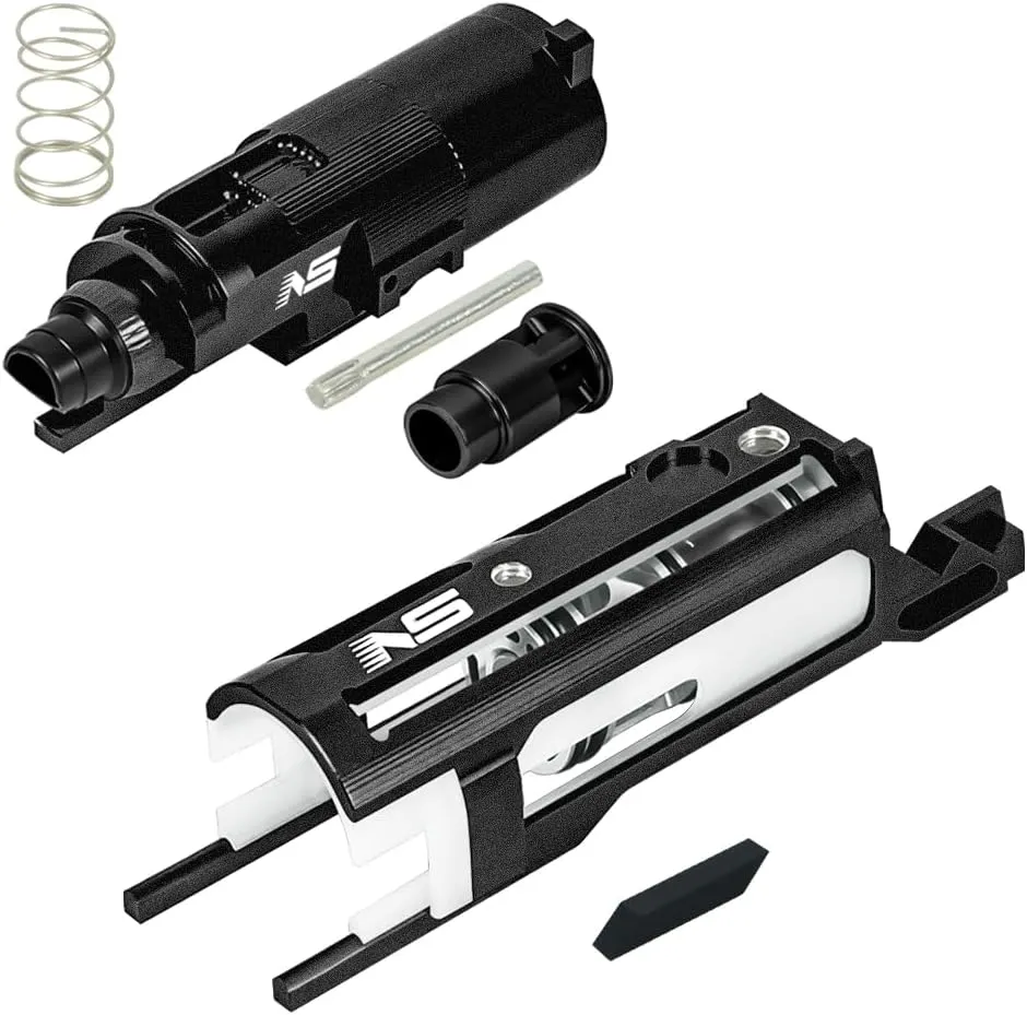 NS-NexxSpeed CNC Aluminum Blowback Unit Set Black Edition - Tokyo Marui Hi-CAPA 4.3/5.1 / Gold Match