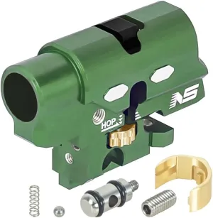 NS-NexxSpeed CNC Aluminum Hopup Chamber V2 (Green) - Tokyo Marui Hi-CAPA 4.3/5.1 / Gold Match / 1911