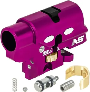 NS-NexxSpeed CNC Aluminum Hopup Chamber V2 (Purple) - Tokyo Marui Hi-CAPA 4.3/5.1 / Gold Match / 1911