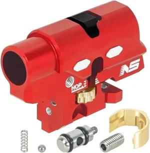 NS-NexxSpeed CNC Aluminum Hopup Chamber V2 (RED) - Tokyo Marui Hi-CAPA 4.3/5.1 / Gold Match / 1911