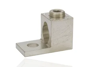NSI BS400T Dual Rated Mechanical Dual Range Lug, One-600-MCM-4 Two-250 MCM-1/0 Wire Range, 9/16" Mounting Hole, 1.375" Width, 1.813" Height, 2.813" Length