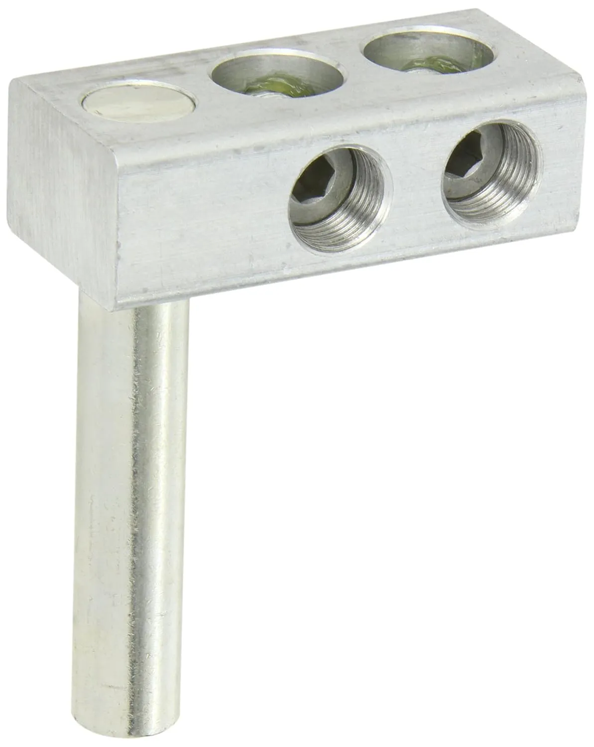 NSI TS500-2 Transformer Stud Connector, 500-4 AWG Wire Range, 3/4" Copper Stud Diameter, 4-1/2" Stud Length, 1.13" Width, 1.63" Height, 3.63" Length