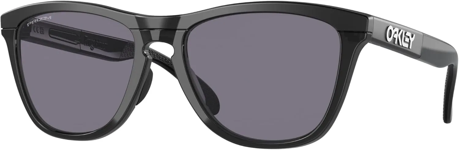 Oakley OO9284A Sunglasses Bundle: OO 9284A 928410 Frogskins Range A Matte Black and Large Black leash Accessory kit
