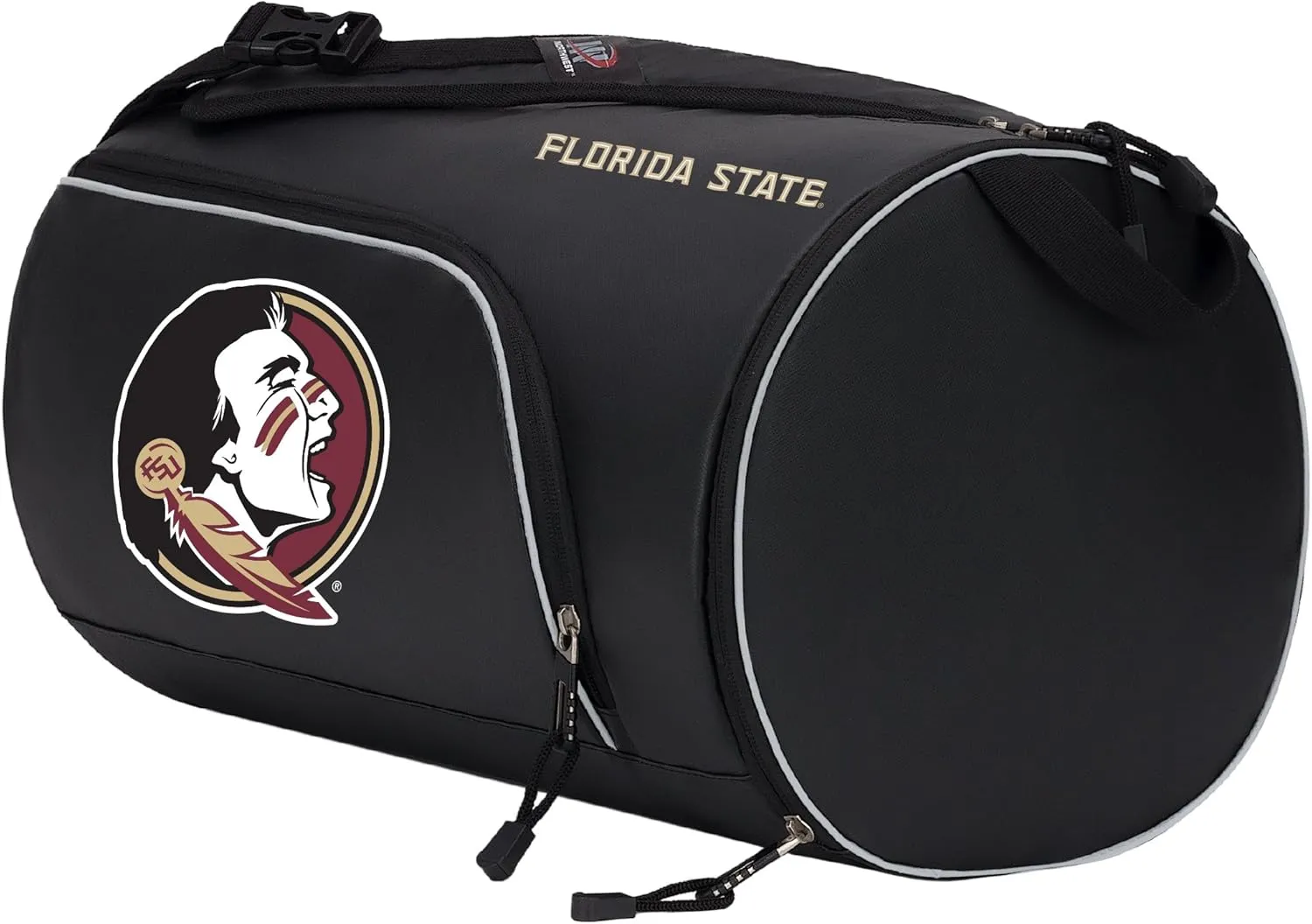 Officially Licensed NCAA "Squadron" Duffel Bag, 20" x 10.75" x 10.75", Multi Color