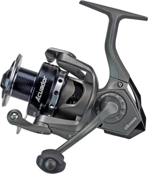 Okuma Acuador 4BB Steel Drive Lightweight Freshwater Spinning Reel, ACU-4000A,Black