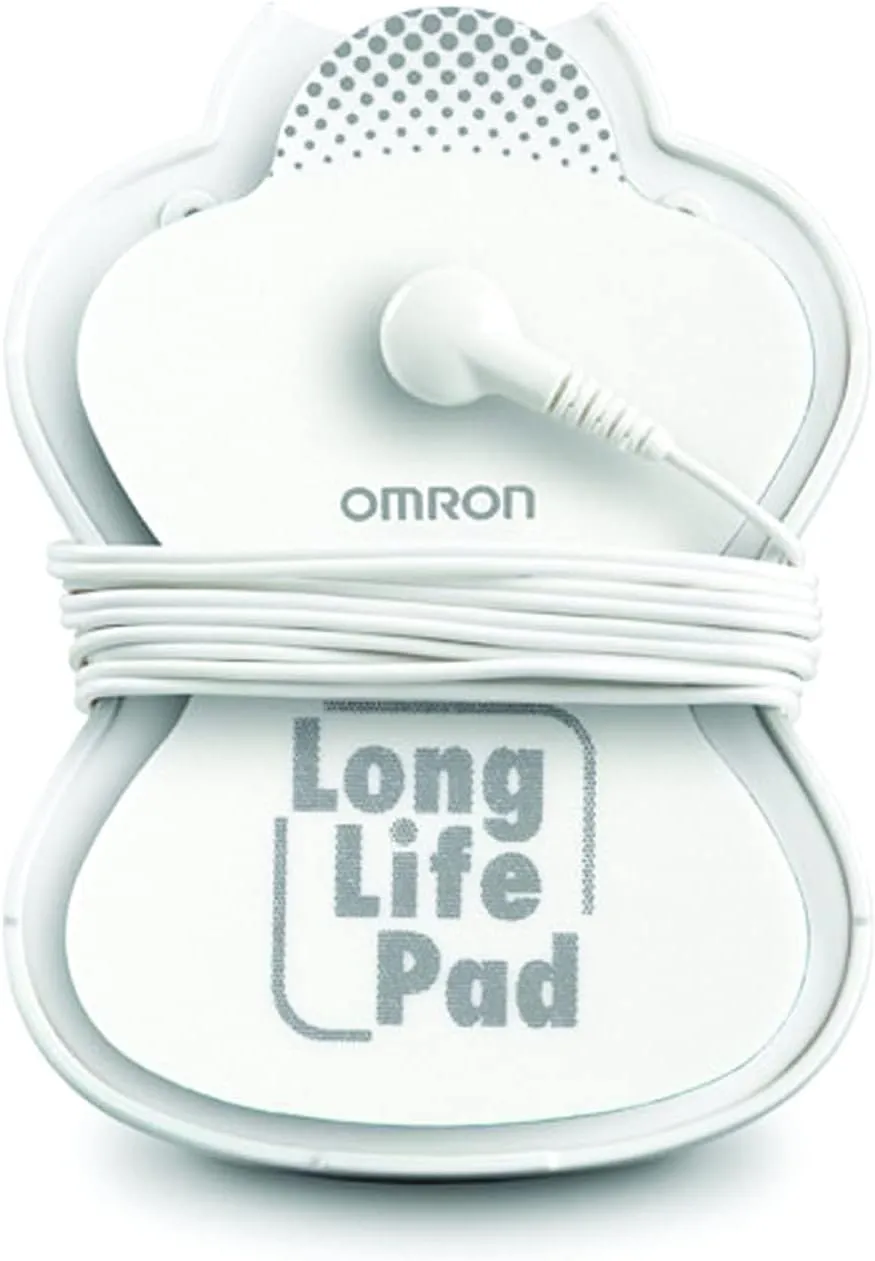 OMRON Long Life Pads for OMRON TENS Unit - Pads for Electric Muscle Stimulator - Designed for Lower Back, Arm, Shoulder, Leg, and Foot