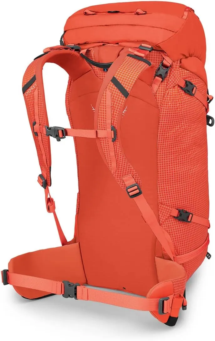 Osprey Mutant 38L Climbing and Mountaineering Unisex Backpack, Mars Orange, S/M