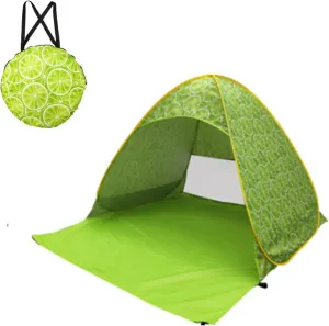 Outdoor Automatic Quick Open Camping Tent Outdoor Quick Setup Tent with Carring Bag Enduring 2-3 Persons Beach Tent