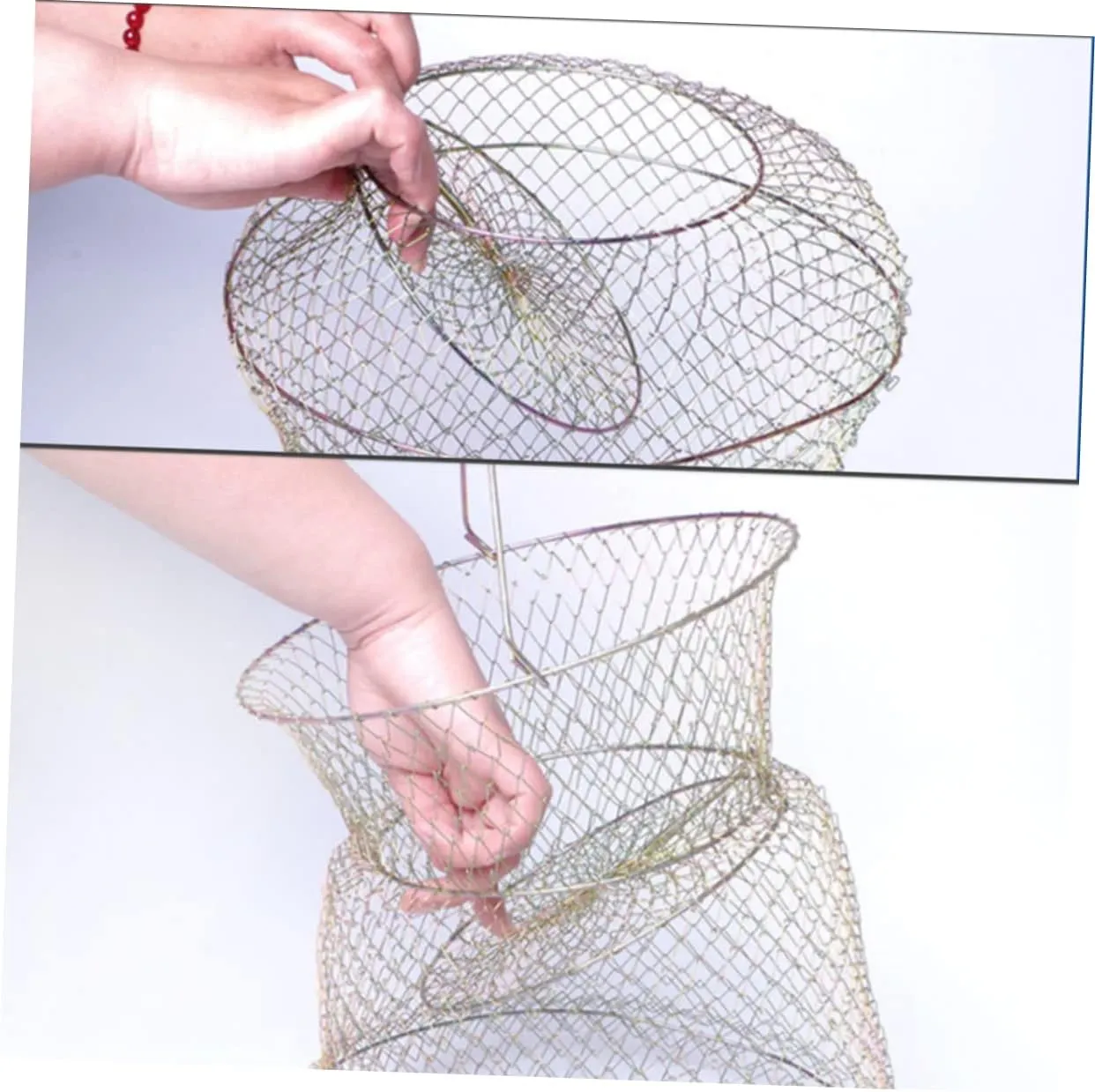 Outdoor Fishing Container Tools Fishing Kit Fishing Cage Bait Cast Net Fishing Net Fishing Tackle Air