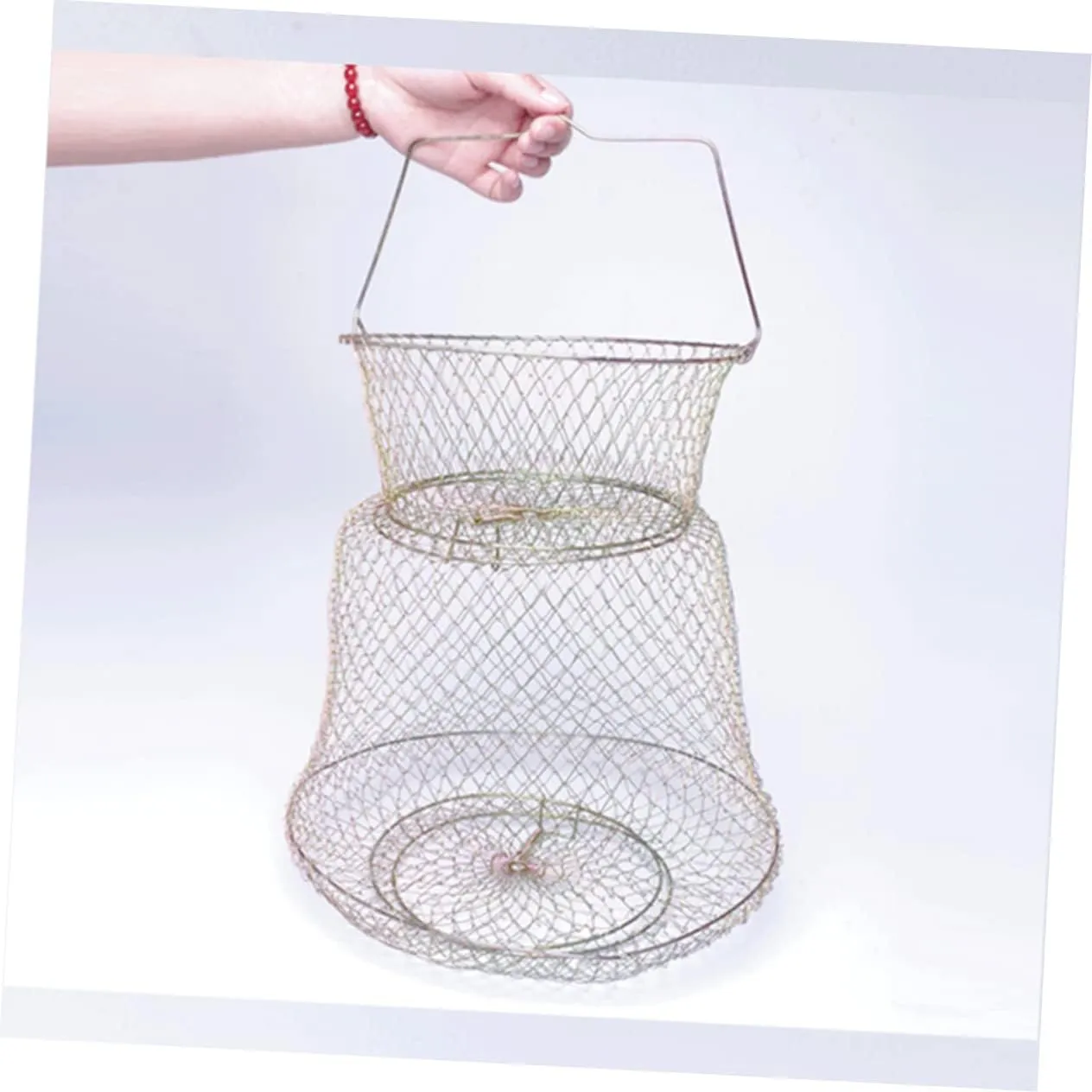 Outdoor Fishing Container Tools Fishing Kit Fishing Cage Bait Cast Net Fishing Net Fishing Tackle Air
