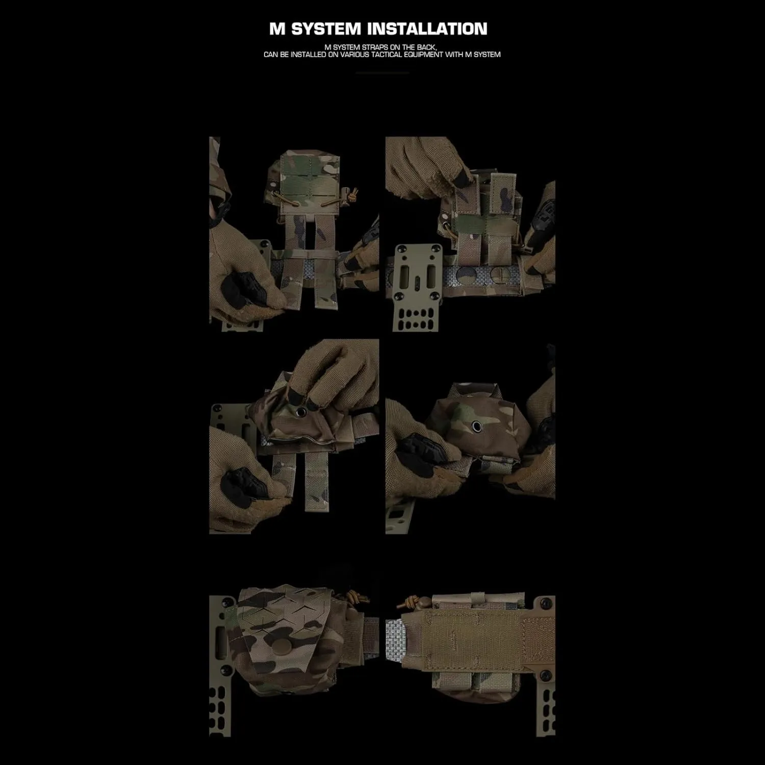 Outdoor Tactical Gear EDC Pouch, Multifunctional Hunting Tool Kit，Adjustable Tactical Accessory Bag for Duty Belt MOLLE Vest and Backpack