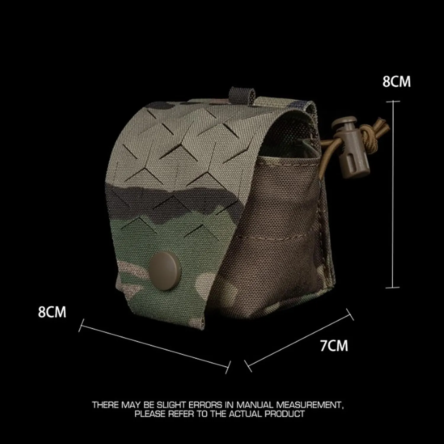 Outdoor Tactical Gear EDC Pouch, Multifunctional Hunting Tool Kit，Adjustable Tactical Accessory Bag for Duty Belt MOLLE Vest and Backpack
