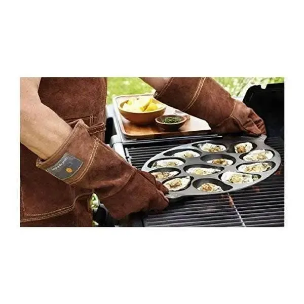 Outset BBQ Leather Grill Gloves