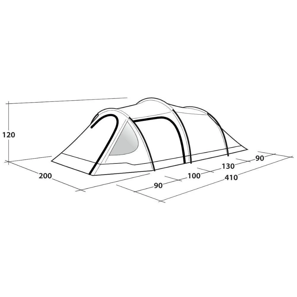Outwell Earth 3 Tent - 3 Man Tunnel Tent