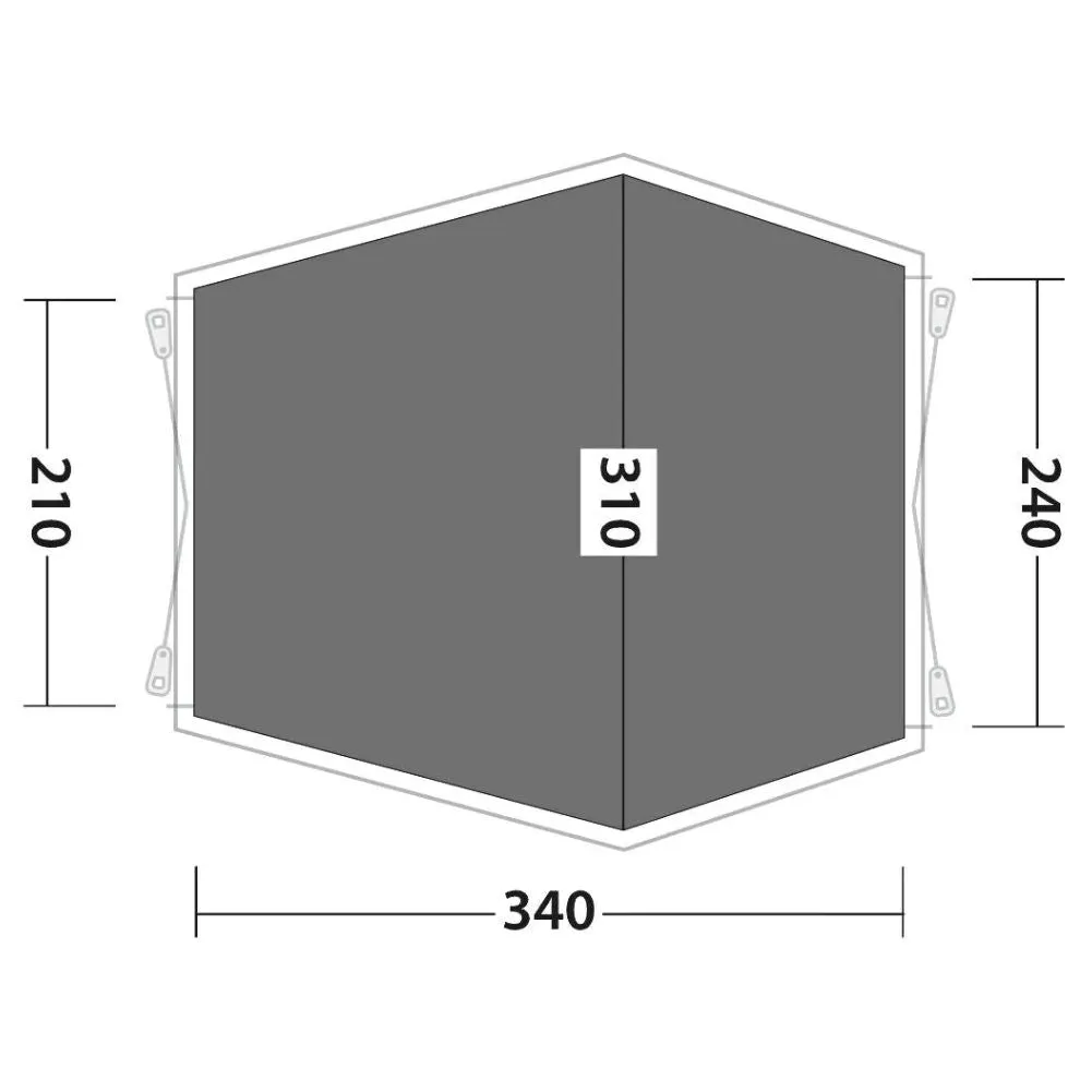 Outwell Woodcrest Awning Footprint