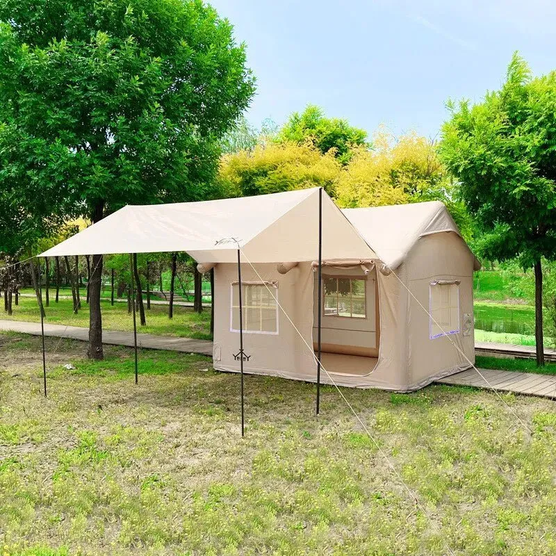 Oxford Cloth Automatic Inflatable Tent - Cotton Camping Tent