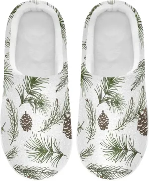 Oyihfvs Unisex Memory Foam Warm Slippers Comfort Soft Casual Shoes for Indoor Outdoor S-XXXL