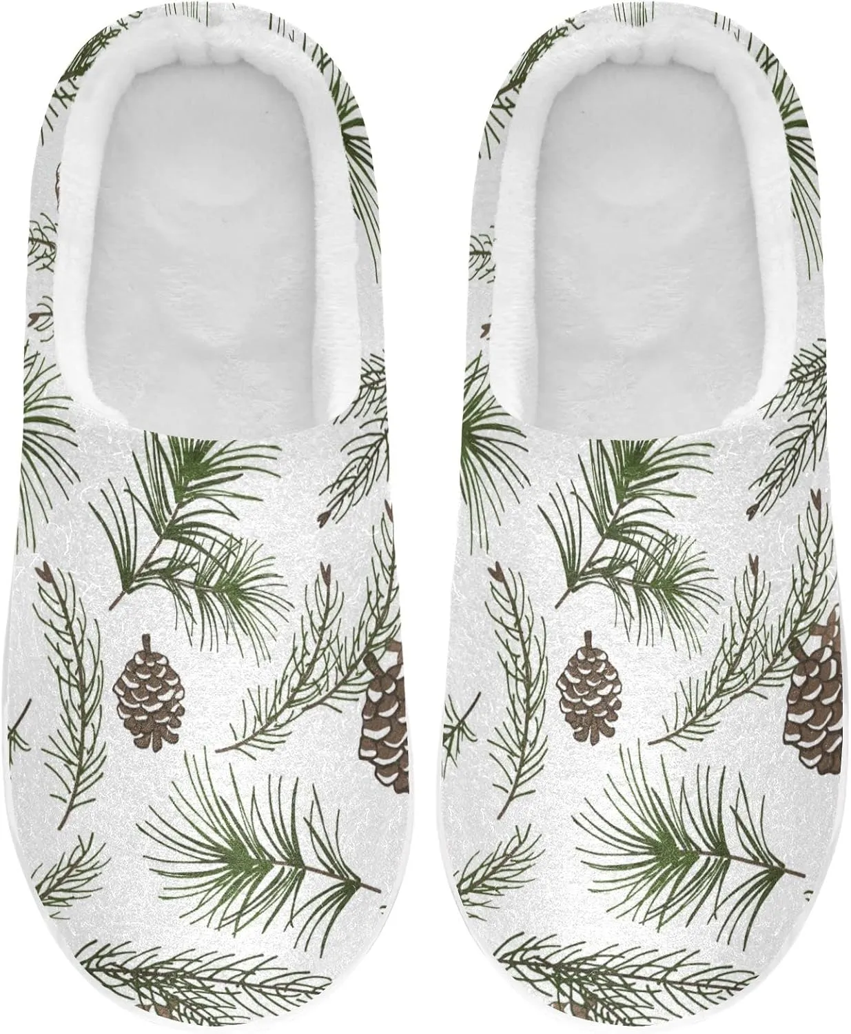 Oyihfvs Unisex Memory Foam Warm Slippers Comfort Soft Casual Shoes for Indoor Outdoor S-XXXL