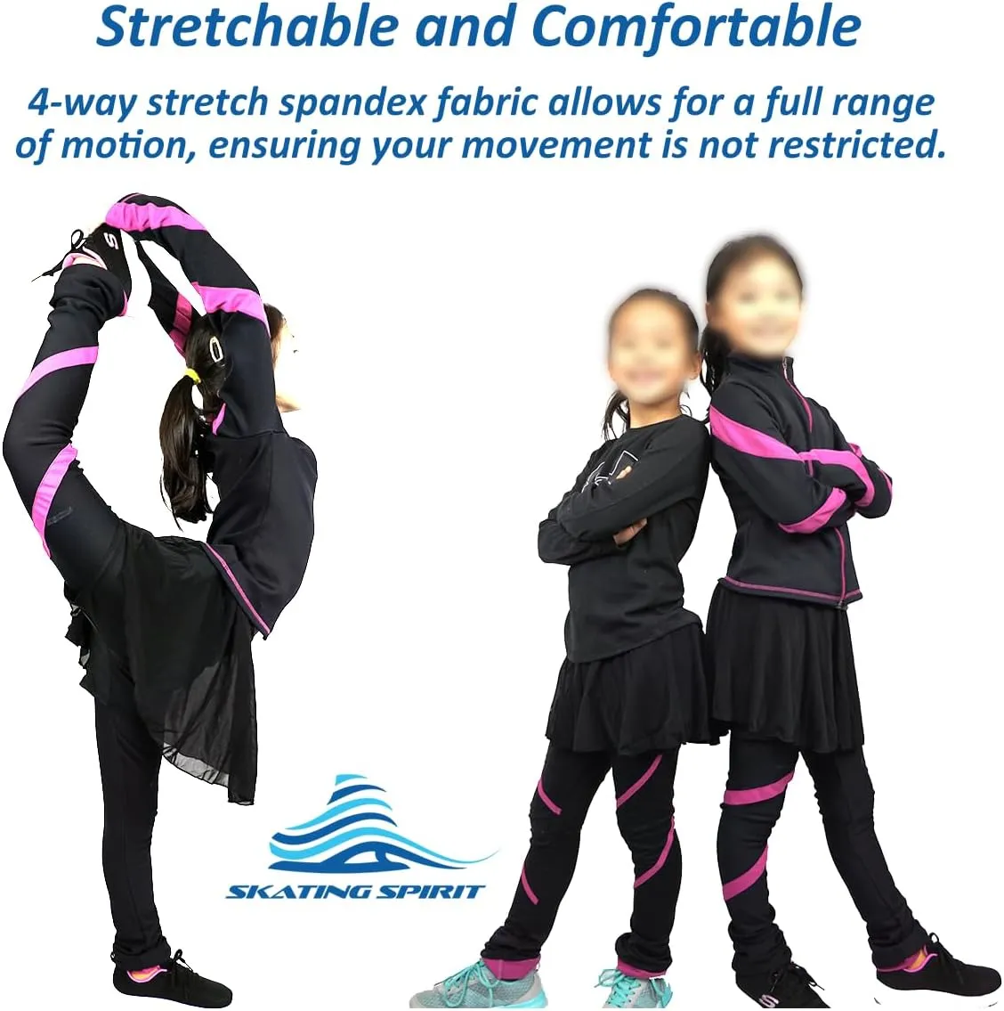 Padded Skating Shorts Protective Crash Pants Built-in Mash Skirt Covering Tailbone Hip Butt Pad