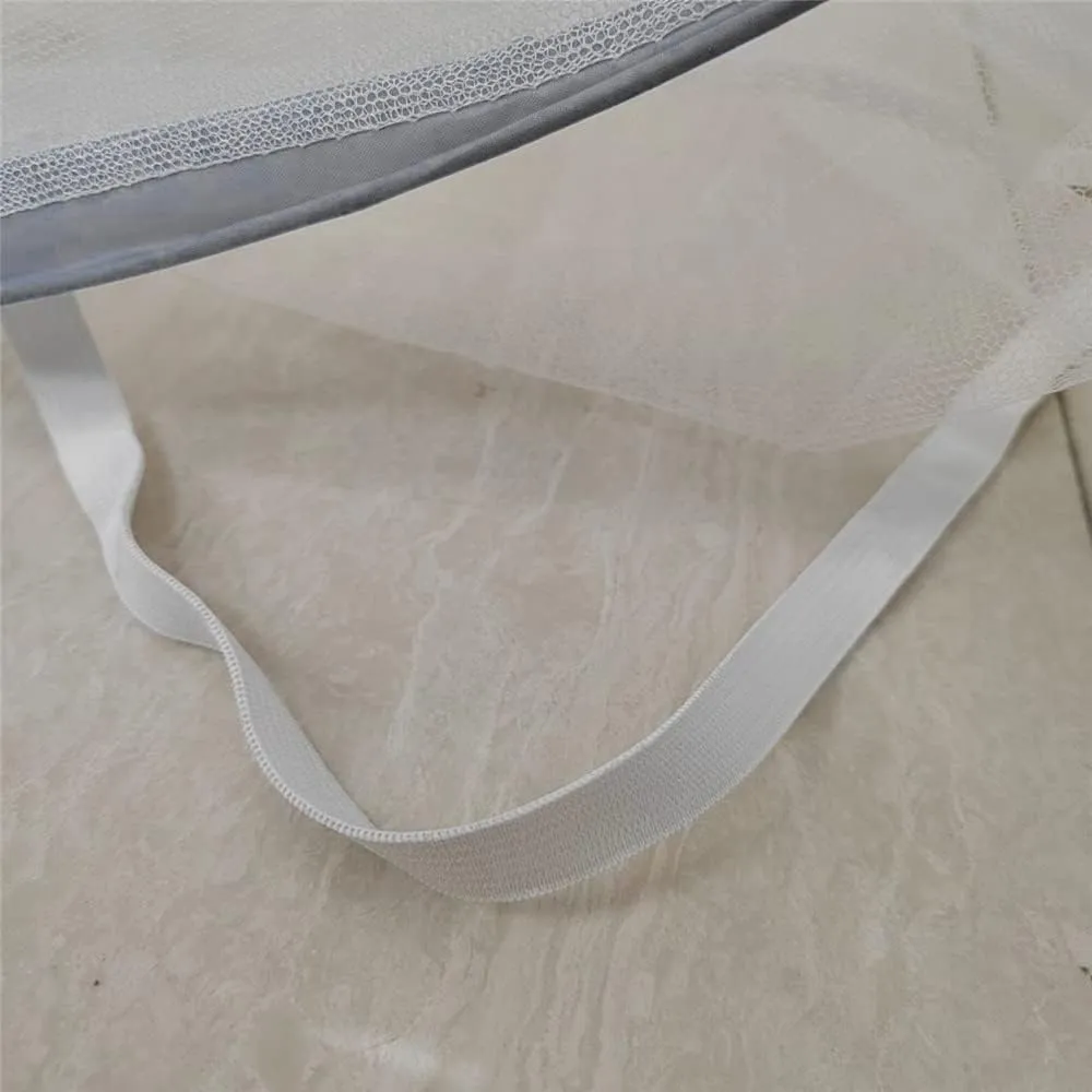 PARFINER Mosquito Net for Patio Bed Tent King Size Portable Mosquito Netting (79 * 72 Inch Grey)