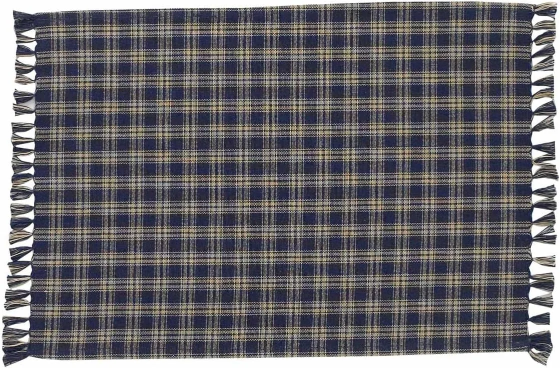 Park Designs Navy Sturbridge Placemat Set of 4