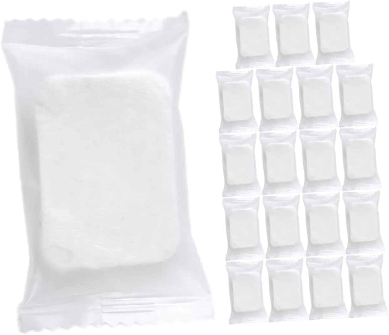 PartyKindom Exfoliating Face Pads Makeup Rounds Pads Compressed Non-Woven Long-Lasting Use for Daily Skincare