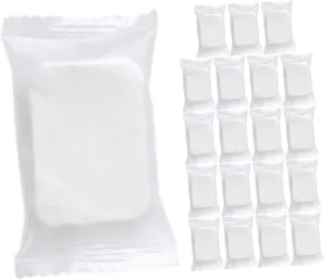 PartyKindom Exfoliating Face Pads Makeup Rounds Pads Compressed Non-Woven Long-Lasting Use for Daily Skincare